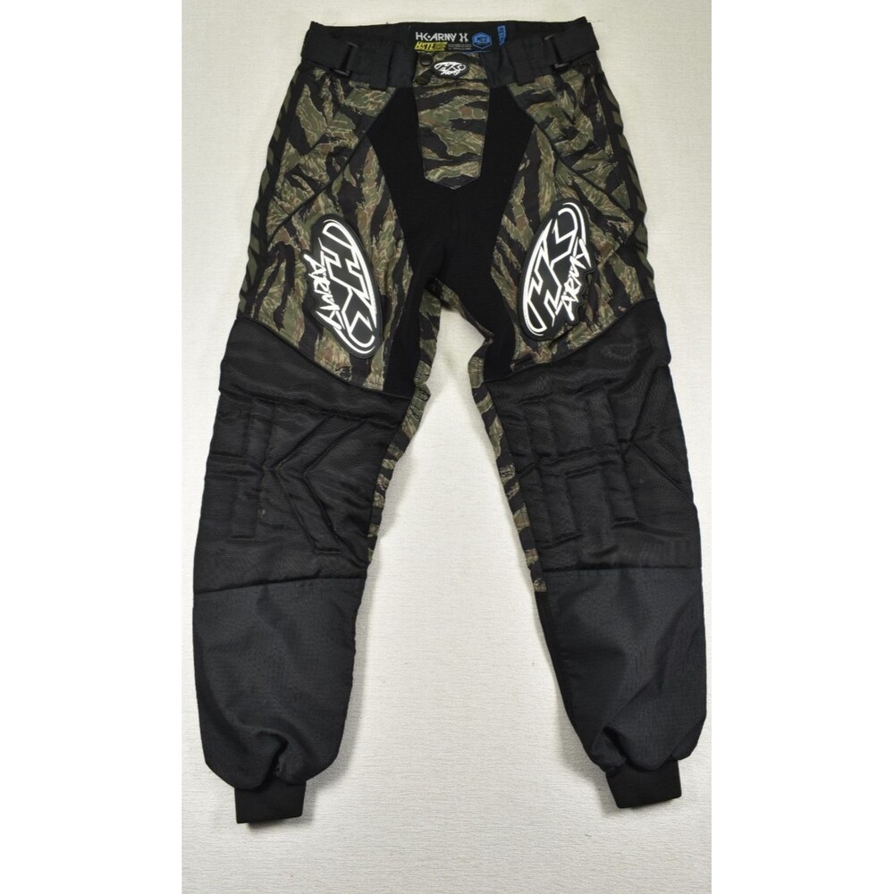 HK Army HSTL Paintball Base Pants M 30-34 Tiger Stripe Camo Joggers Tactical